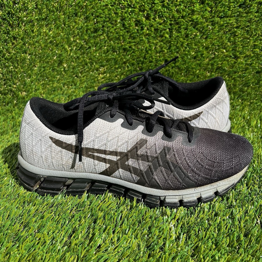 ASICS 8 Shoes Men Size 8 Sneakers Gel Quantum 180 4 Black-Dark Grey